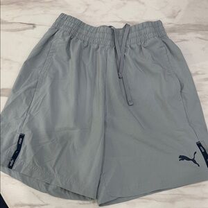 Puma Men's Light Gray Athletic Shorts